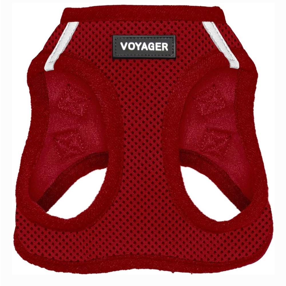 Voyager Step-in Air Dog Harness, Red with Matching Trim, Small NWT